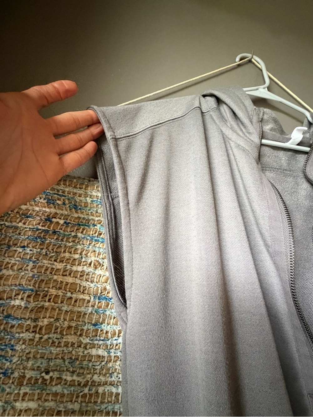 Wishlist Short-Sleeve Zip Front Jogger Jumpsuit - Gray - Picture 4 of 9